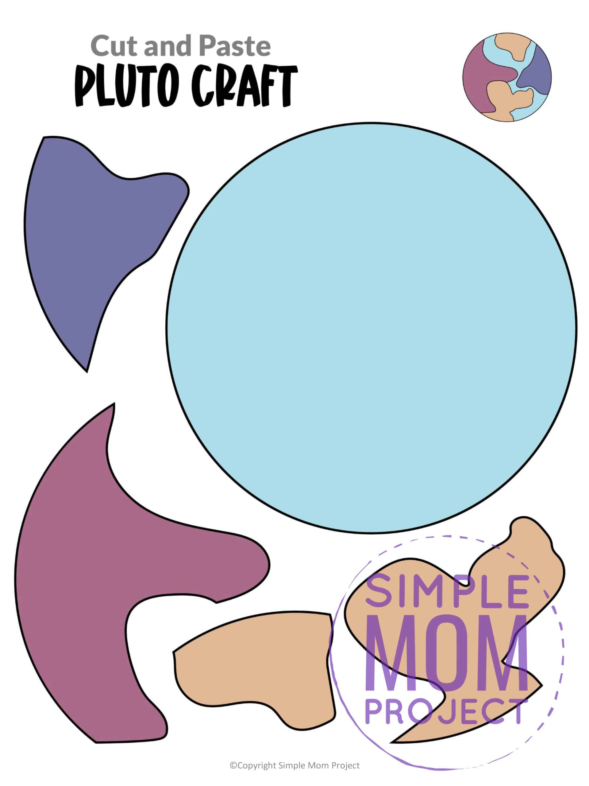 Do your kids love learning about our solar system? Are they dreaming about visiting Nasa one day? Help them grow by using our printable planet Pluto paper craft. It may be a dwarf planet, but it is still a planet. This fun space activity doesn’t require a telescope to love. Grab your printable planet Pluto template today!