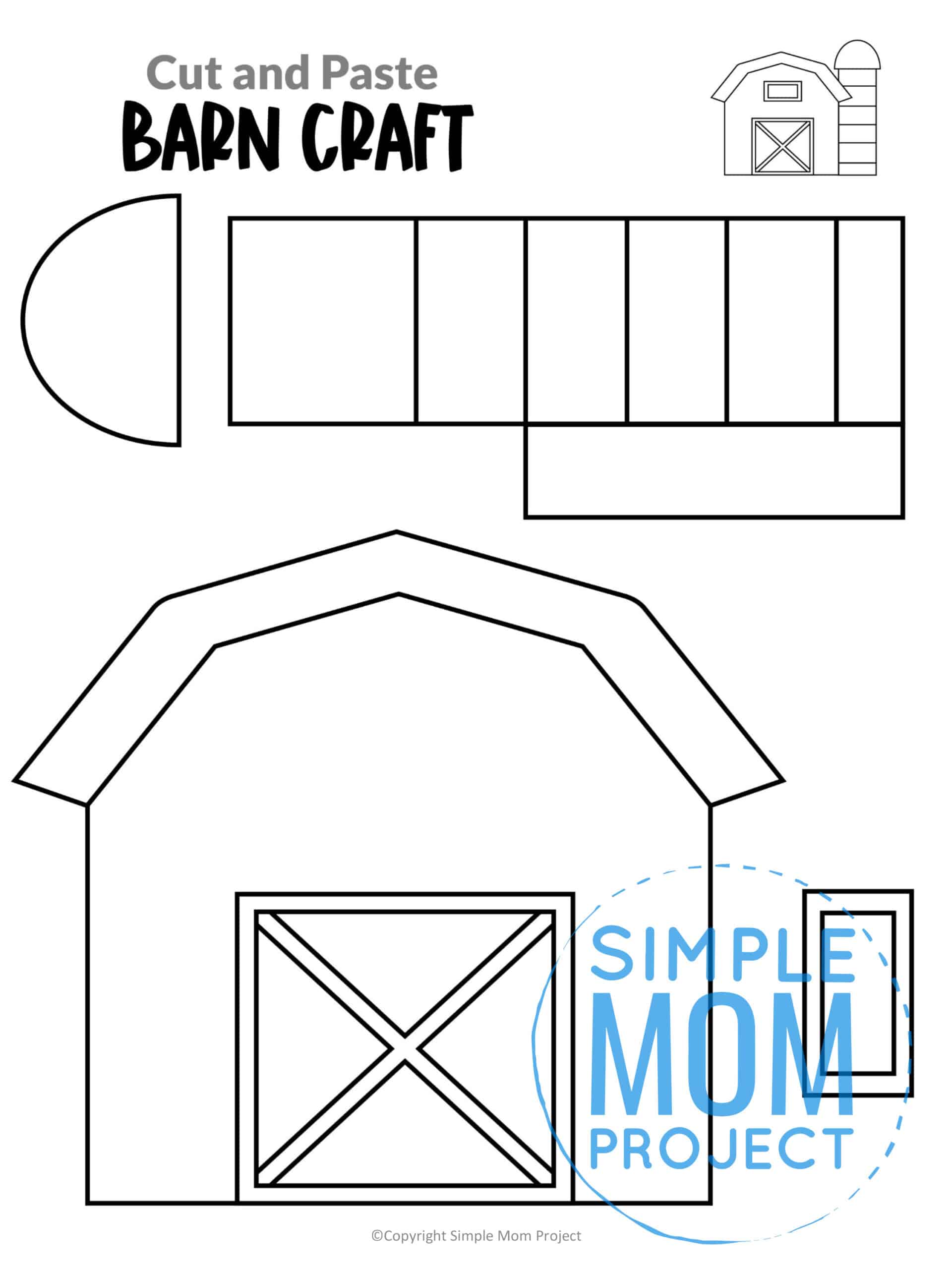 Printable farm animal crafts