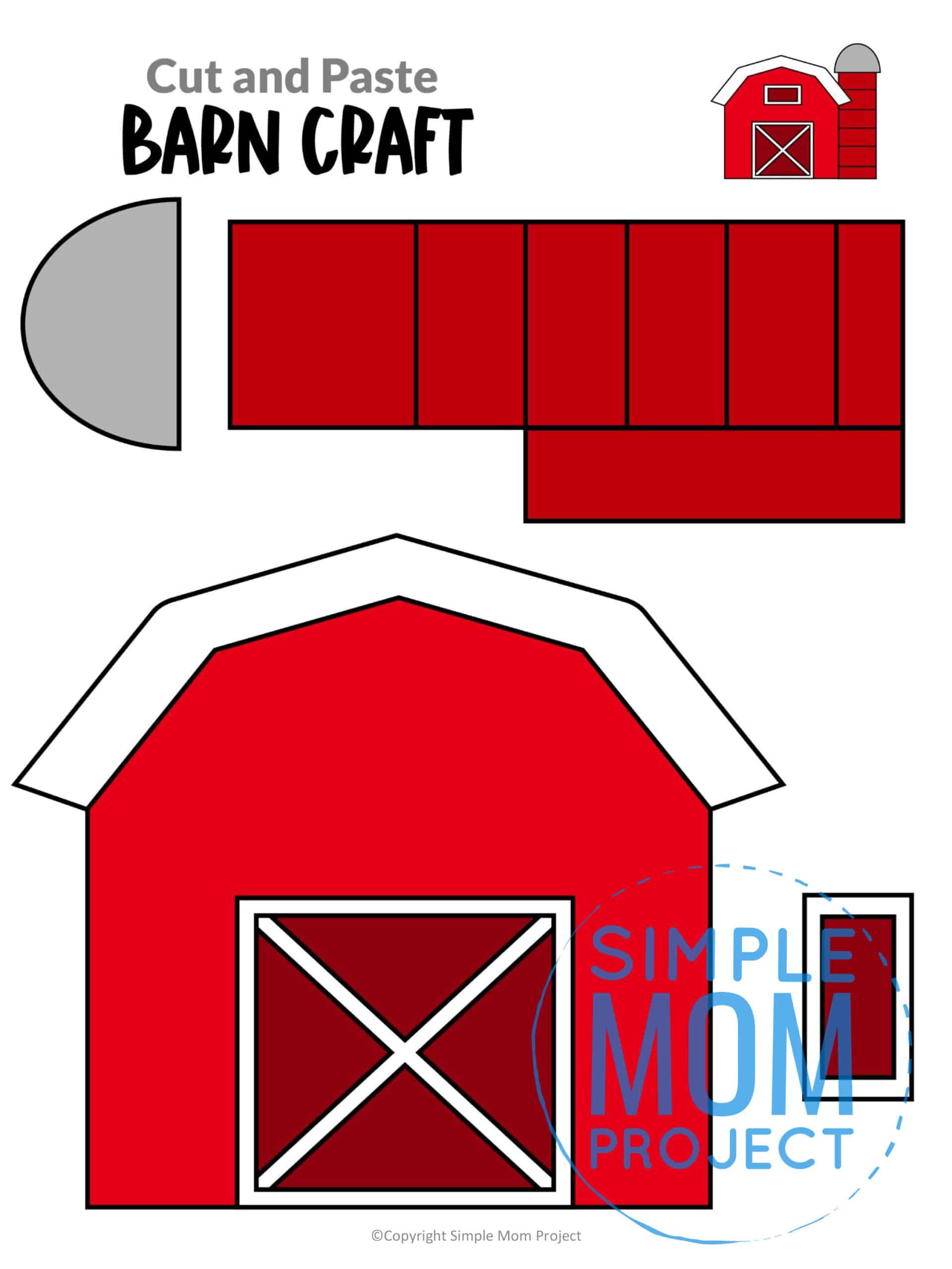Printable farm animal crafts