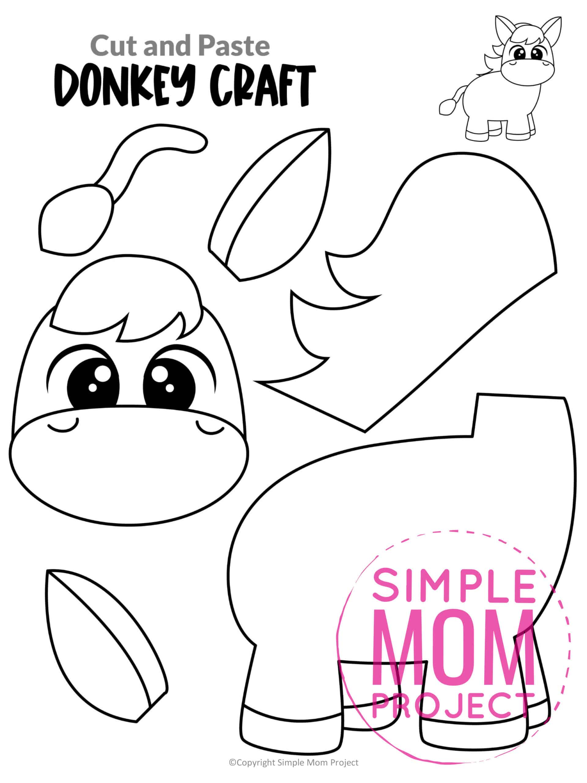 Printable farm animal crafts
