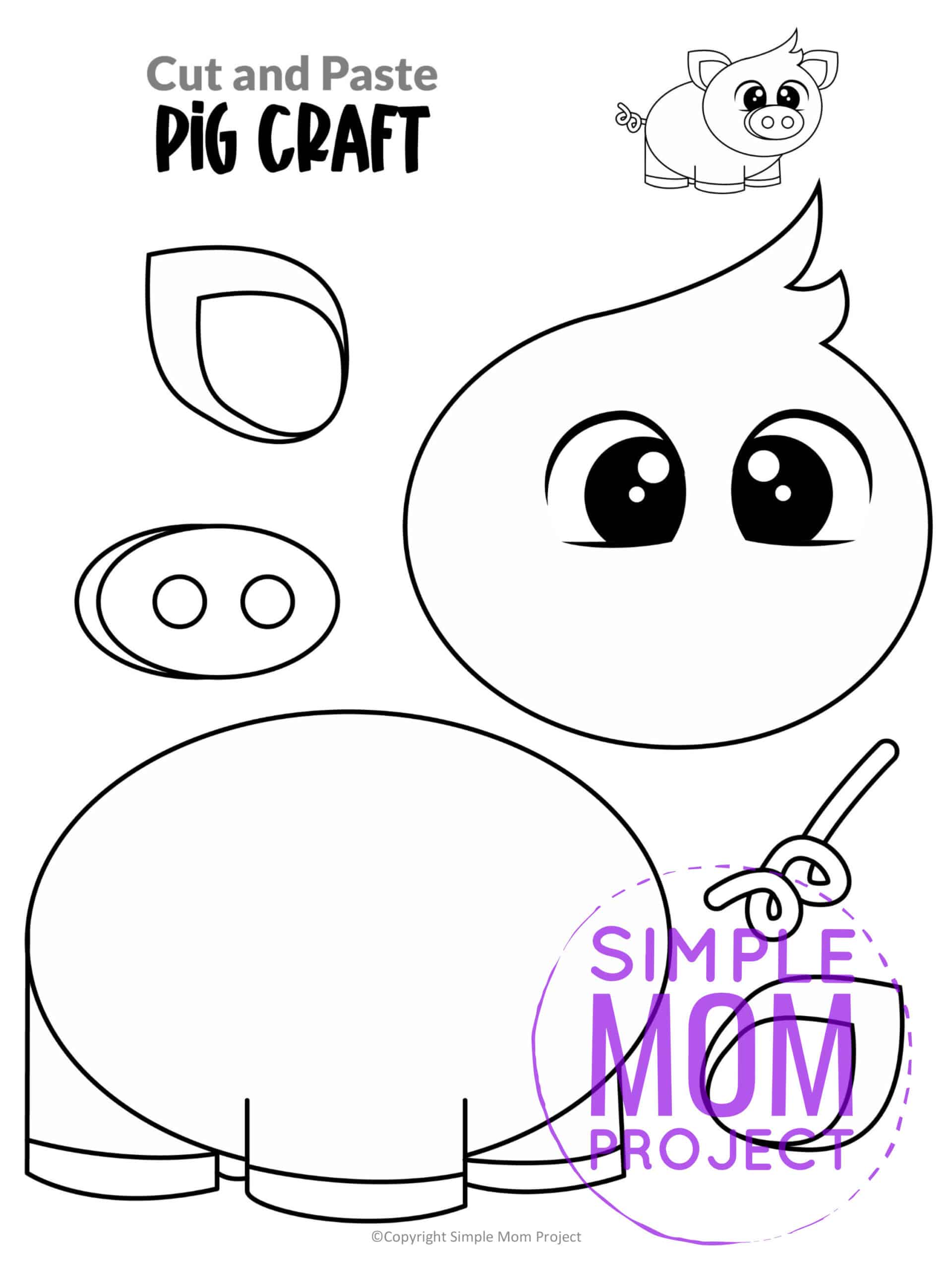 Printable farm animal crafts