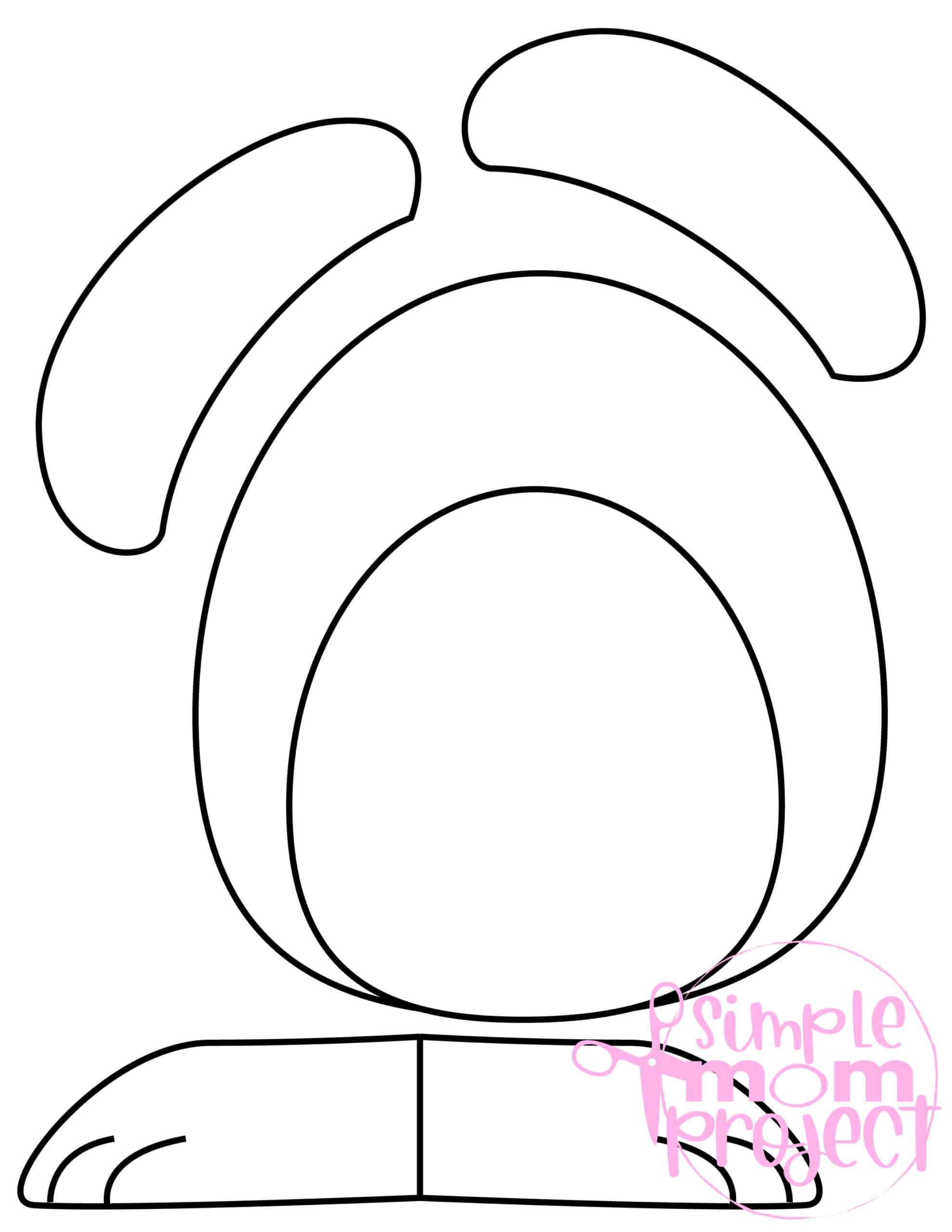 Printable Bunny Rabbit Paper Bag Puppet Craft for Kids Preschoolers Toddlers and Kindergartners 14