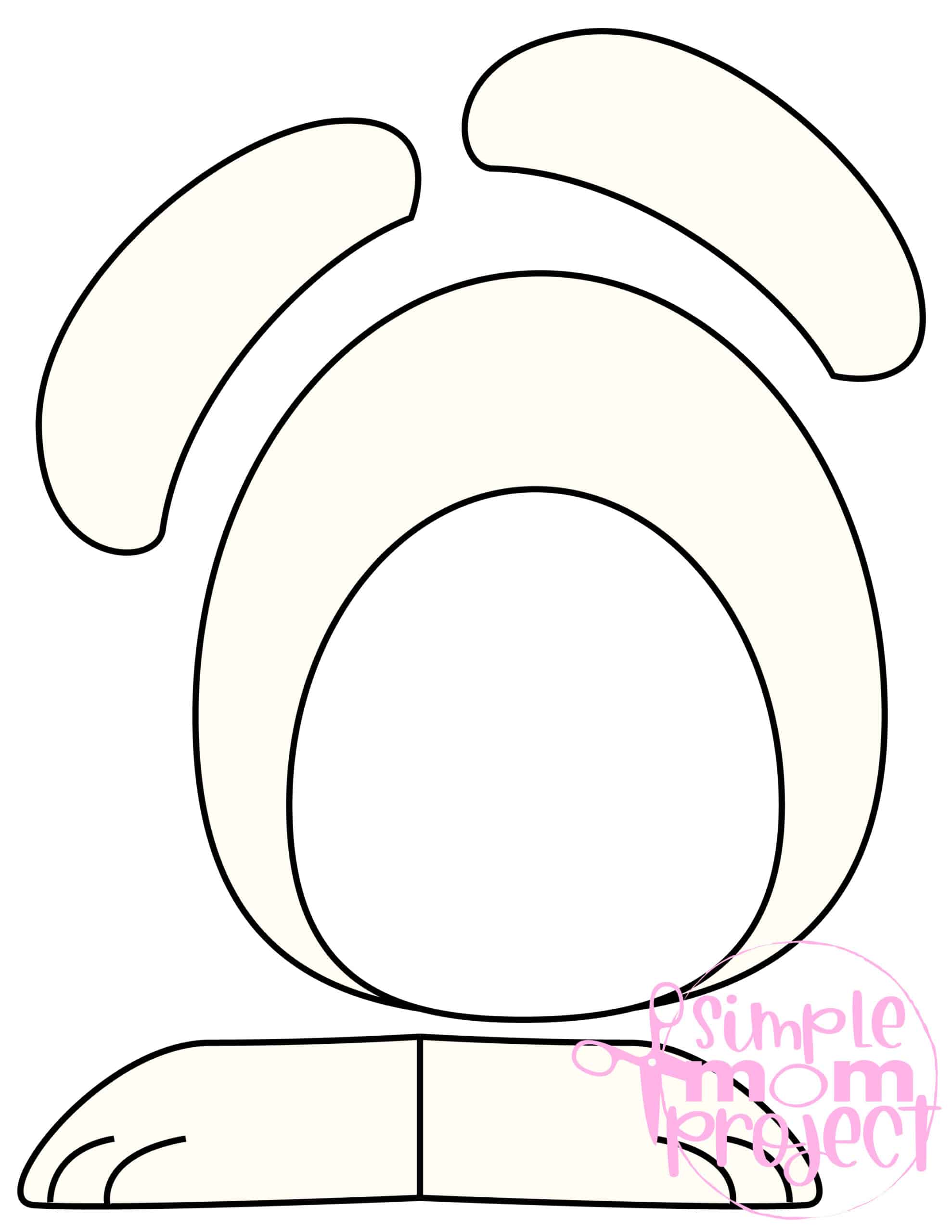 Printable Bunny Rabbit Paper Bag Puppet Craft for Kids Preschoolers Toddlers and Kindergartners 14