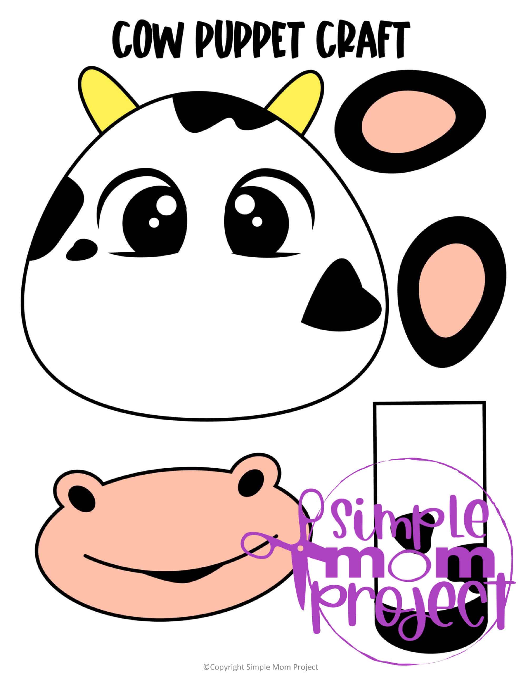 Are you looking for a printable farm animal pattern to make fun paper bag puppets? These printable farm animal templates are great for kids of all ages especially preschool and toddlers! With these simple farm animal hand puppet templates, you and your kids will have a barnyard puppet show put on in no time.
