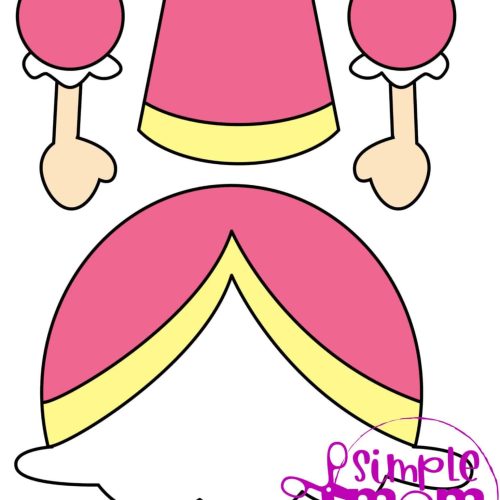 Click and grab this easy and printable princess template to make a fun paper bag puppet! This toddler and preschool craft can help your little Disney princess fan put on their very own paper bag princess puppet show! Download your own princess paper bag puppet template now!