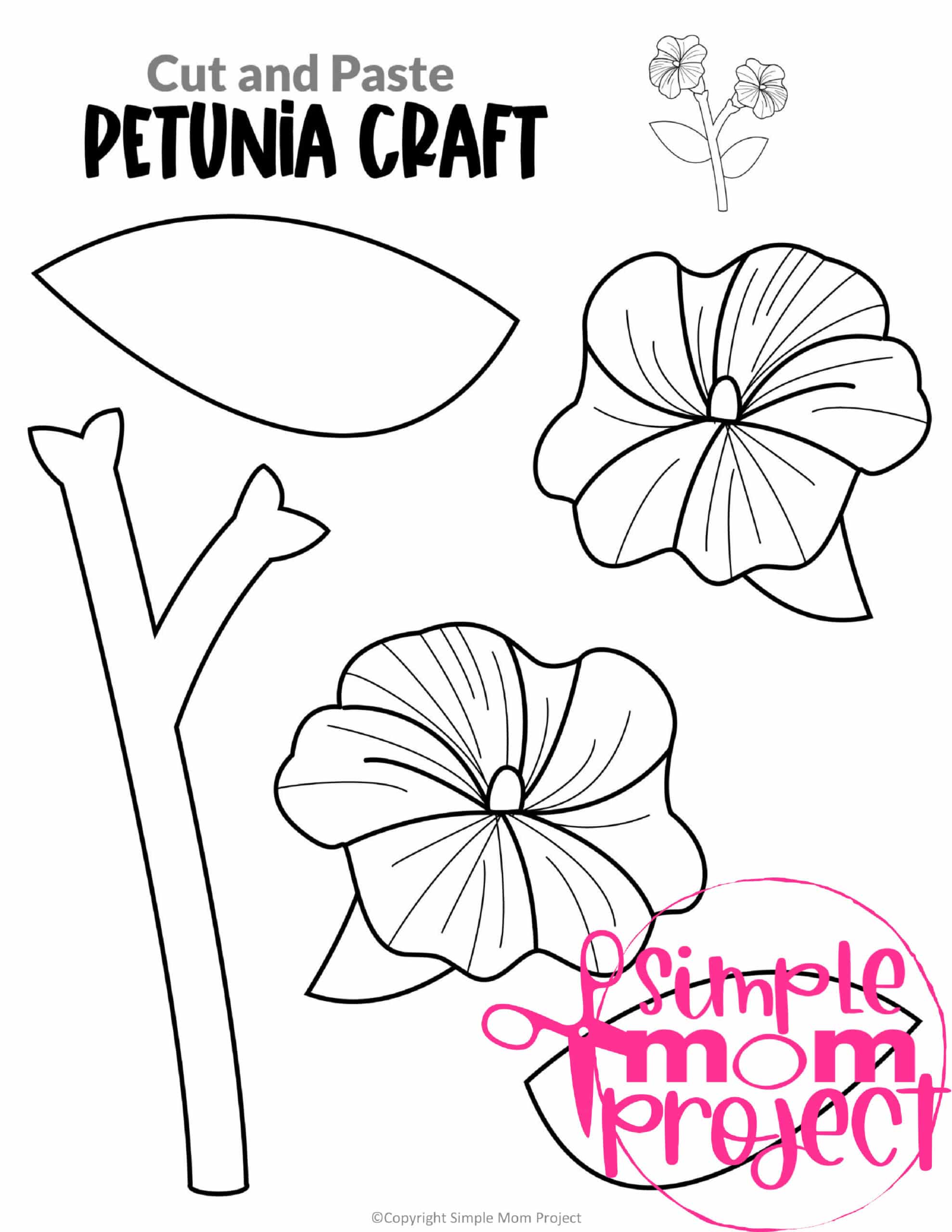 Are you looking for easy printable paper flower crafts to do with your preschool or kindergarten class this spring? These simple flower crafts are great for wall art or grab some construction paper and make handmade flower cards! Your kids can even glue them on to popsicle sticks for a fun spring time decoration. These flower templates make for a simple and easy summer project too! Grab your flower craft bundle set today!