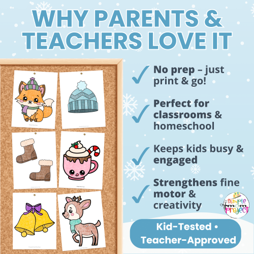 Say goodbye to last-minute planning! These printable winter crafts are ready to go — just print and craft. 100+ adorable templates perfect for centers, art time, and homeschool fun. ❄️? #PrintableCrafts #WinterProjects