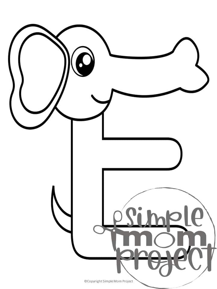 Letter E Craft Printable Bundle for Kids, Preschoolers, toddlers, kindergartners 1