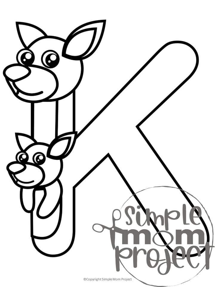 Letter K Craft Printable Bundle for Kids, Preschoolers, toddlers, kindergartners 1
