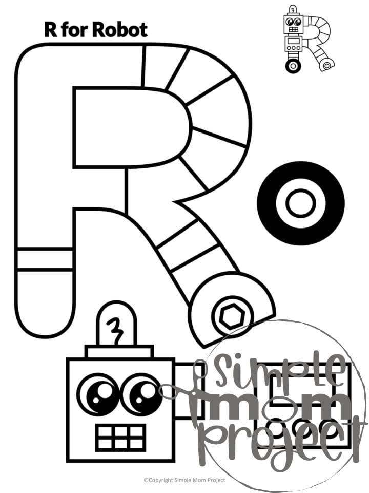 Letter R Craft Printable Bundle for Kids, Preschoolers, toddlers, kindergartners 2