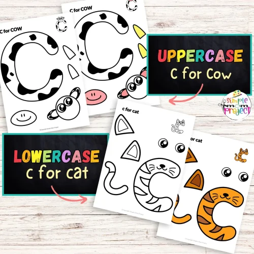 Planning a preschool adventure with the letter C? Use printable letter C templates for crafting fun! After crafting, extend activities with writing practice for both big and small C’s or stories about cows and cats. These easy crafts involve coloring, cutting, and gluing, perfect for decorations and puppet shows. Ideal for toddlers to older kids, these templates guarantee lots of giggles and creative enjoyment!