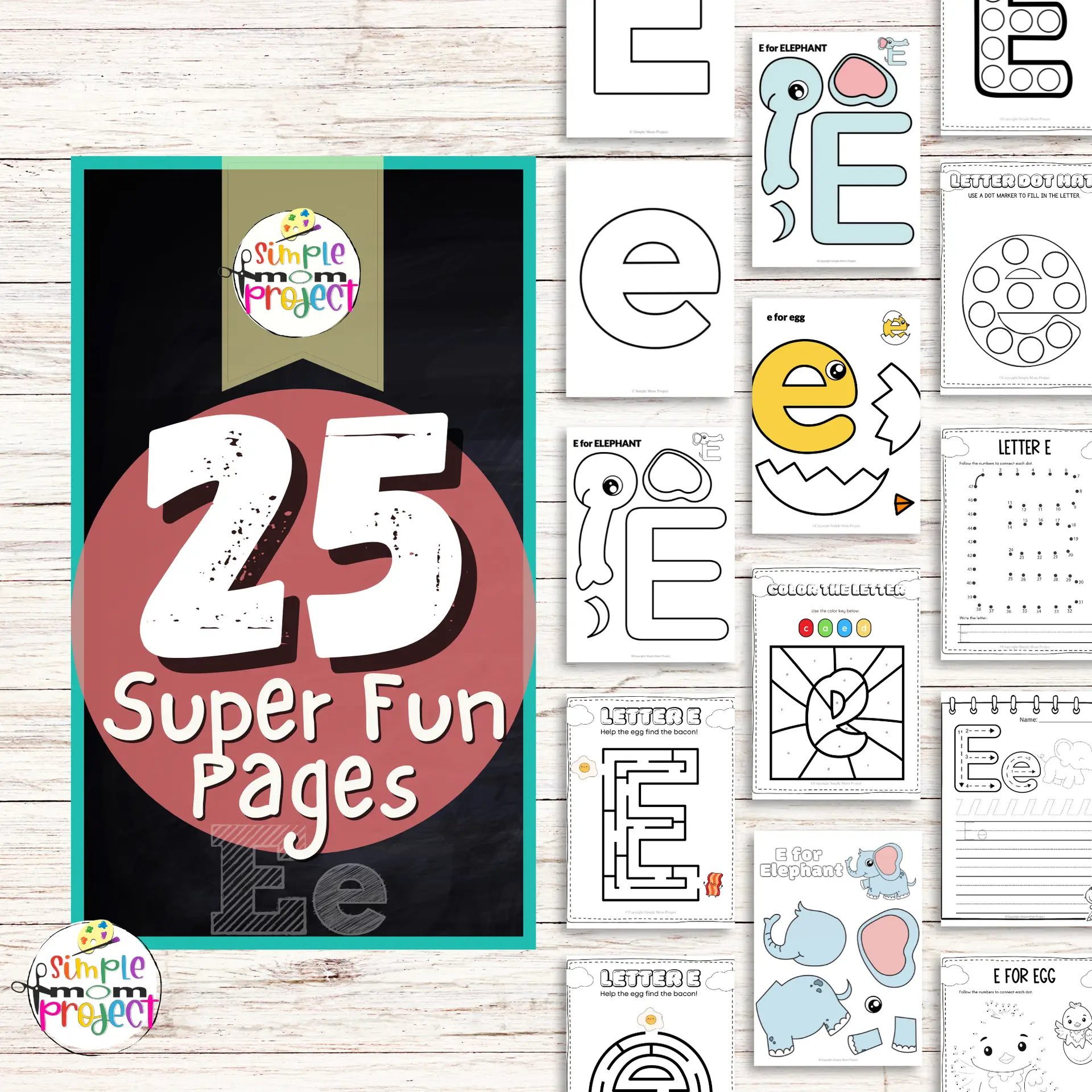 Keep restless kids engaged with printable letter E craft templates featuring elephants in color and black & white. These activities are fantastic for developing fine motor skills while also teaching the "E" sound and words that start with it. Be sure to share these templates with enthusiasts of elephant and egg!