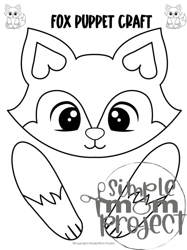 Looking for fun craft idea activities to enhance your child’s creativity? This printable fox paper bag puppet template is perfect for kids of all ages, but especially to toddlers, preschoolers and kindergarteners. Use the printable fox template for your autumn decorations, crafting and learning activities. Click now to purchase your copy today!