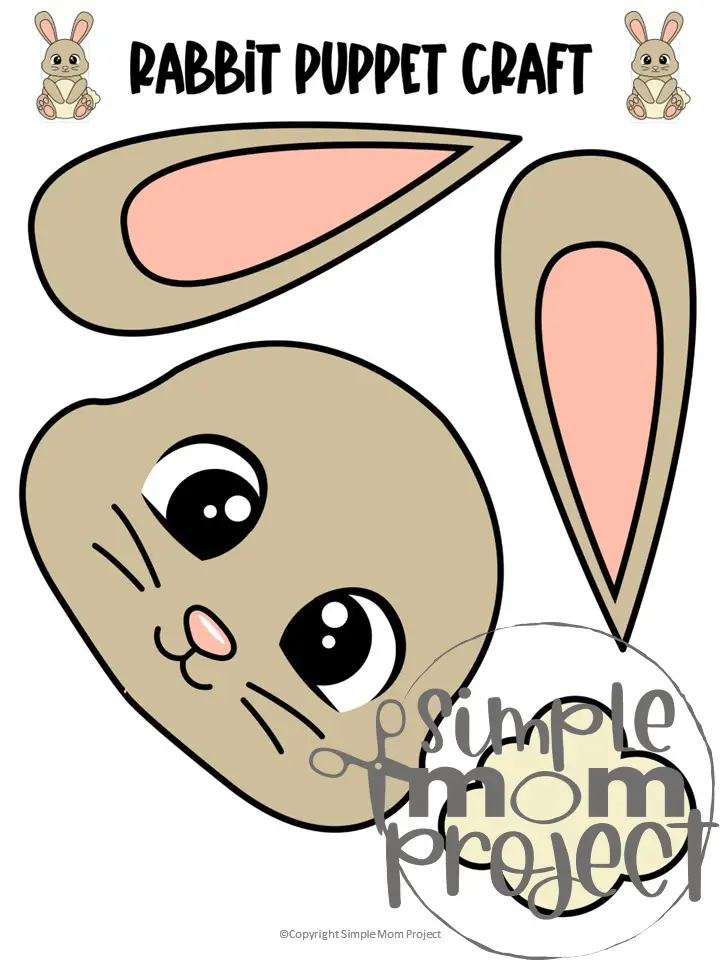 If you’re looking for easy printable rabbit paper bag puppet crafts for your little ones, you’ve come to the right place! This cute rabbit hand puppet printable is great for spring craft activities. Make this rabbit paper craft and host a puppet show today. Click now to purchase your copy!