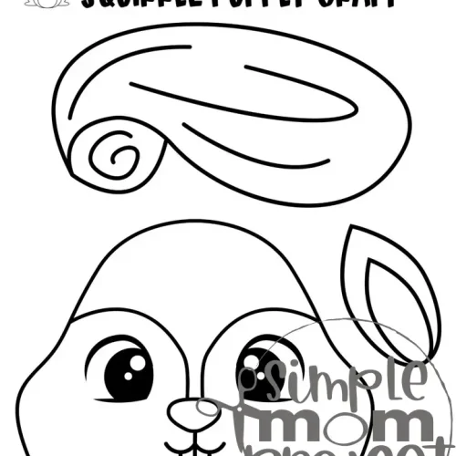 Are you looking for simple printable squirrel paper bag puppet templates for your kids? This printable squirrel hand puppet is so easy to assemble and kids will love using it for a woodland animal puppet show. Click to purchase your own squirrel template and see how this squirrel eats their favorite acorn!