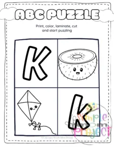 Letter k printable, k worksheets, instant download, k preschool, toddlers, k coloring page, k uppercase, k lowercase, abc kindergarten, letter k phonics, letter k handwriting, letter k tracing, letter k pdf
