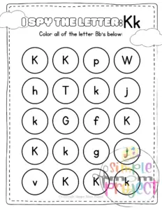 Letter k printable, k worksheets, instant download, k preschool, toddlers, k coloring page, k uppercase, k lowercase, abc kindergarten, letter k phonics, letter k handwriting, letter k tracing, letter k pdf