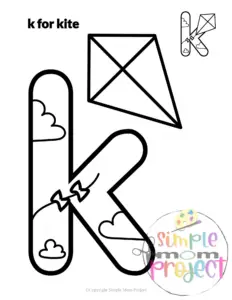 Letter k printable, k worksheets, instant download, k preschool, toddlers, k coloring page, k uppercase, k lowercase, abc kindergarten, letter k phonics, letter k handwriting, letter k tracing, letter k pdf