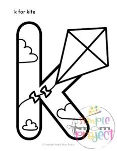 Letter k printable, k worksheets, instant download, k preschool, toddlers, k coloring page, k uppercase, k lowercase, abc kindergarten, letter k phonics, letter k handwriting, letter k tracing, letter k pdf