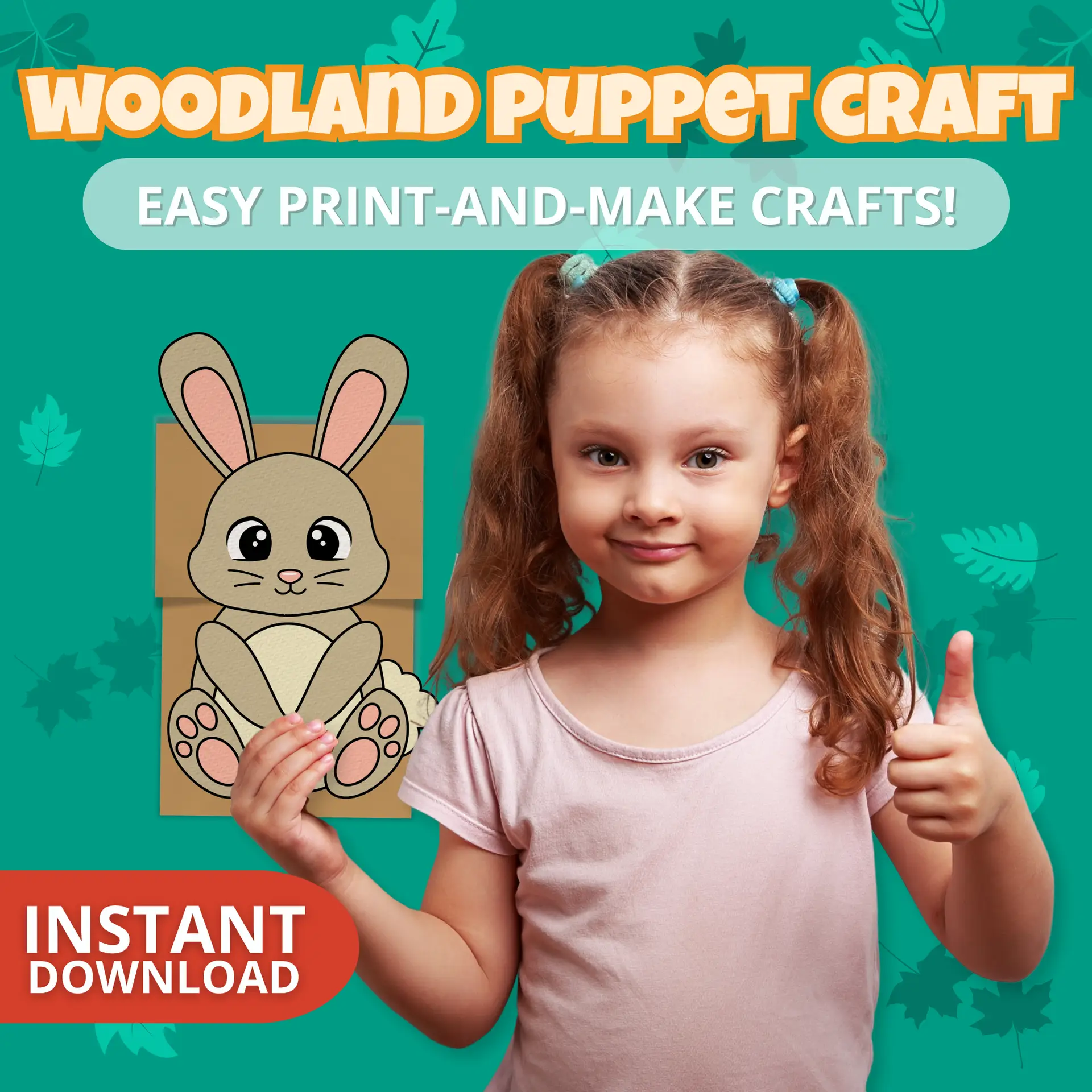 ? These Woodland Animal Paper Bag Puppets make crafting simple and fun! Perfect for preschool, kindergarten, and early learners. Kids will love making their own fox, moose, owl, squirrel & more!