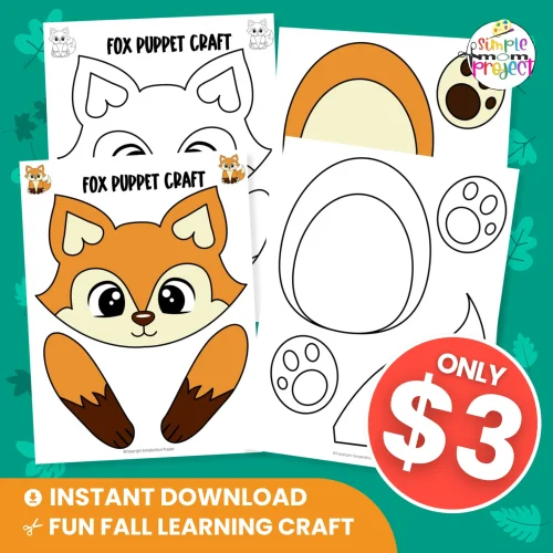 Make storytime spectacular with this Woodland Fox Puppet Printable! Kids can color, cut, and play while learning about forest animals. ?✨ #PreschoolCrafts #AnimalCrafts #WoodlandTheme