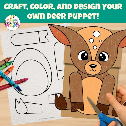 Teachers & parents love this Woodland Deer Puppet Printable! Perfect for classroom centers, storytime, and forest-themed lessons. ?? #KidsActivities #PrintablePuppet #PreschoolFun