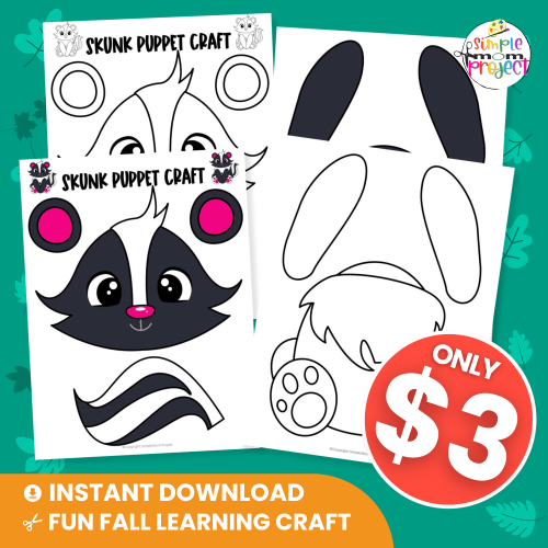 Make storytime fun with this Woodland Skunk Paper Bag Puppet! Perfect for creative play, forest themes, or fine motor practice. ?? #PreschoolCraft #AnimalActivity