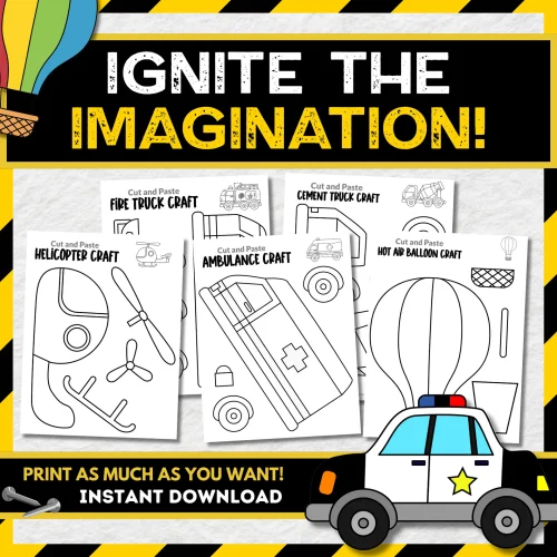 Are you in search of a simple, step-by-step cut-and-paste activity for your toddlers? Click now to access black and white printable vehicle templates for creating adorable paper crafts! These straightforward printable vehicle crafts are ideal for children learning about different modes of transportation. Kids of all ages, including kindergartners and older, will enjoy crafting these easy printable vehicle cut-and-paste projects!
