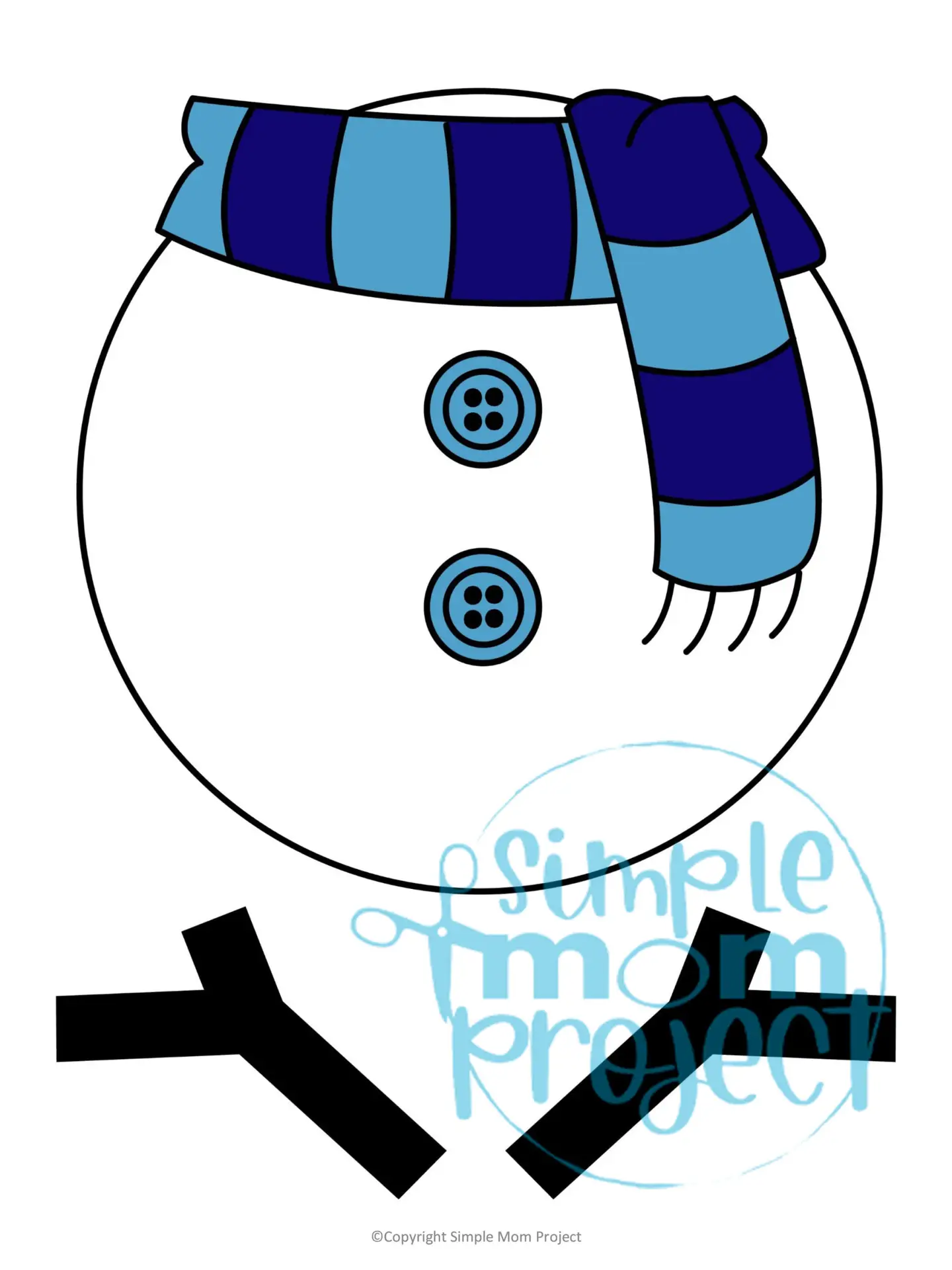 Printable Snowman Paper Bag Puppet Craft for Kids, Preschoolers, Toddlers, kindergarten elementary snowman crafts winter crafts 23