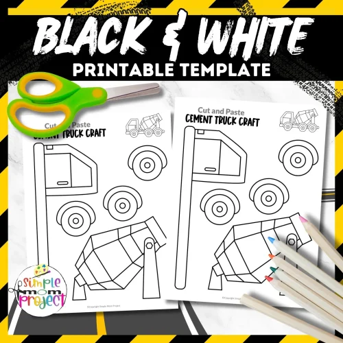 Engage young builders with a fun cement truck craft printable! This template helps preschoolers and kindergartners improve scissor skills while enjoying creative activities. It's perfect for decor, cards, and projects, making quality time both fun and educational. With minimal prep needed, this downloadable cement truck template set is a great resource for home or classroom creativity!