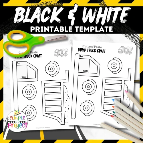 Engage young builders with a fun dump truck craft printable! This template helps preschoolers and kindergartners improve scissor skills while enjoying creative activities. It's perfect for decor, cards, and projects, making quality time both fun and educational. With minimal prep needed, this downloadable dump truck template set is a great resource for home or classroom creativity!