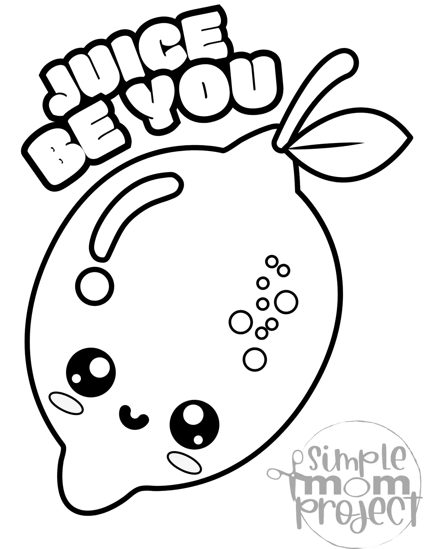 Lemon Coloring Page – Printable Activity for Kids & Adults - Image 7
