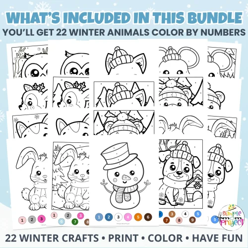☃️ Add cozy fun to your classroom with this winter color-by-number set! Great for math centers, early finishers, and morning tubs.