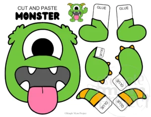 build a monster craft activity for kids 1