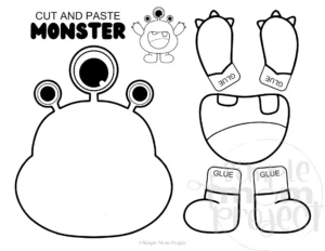 build a monster craft activity for kids 1
