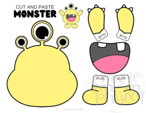 build a monster craft activity for kids 1