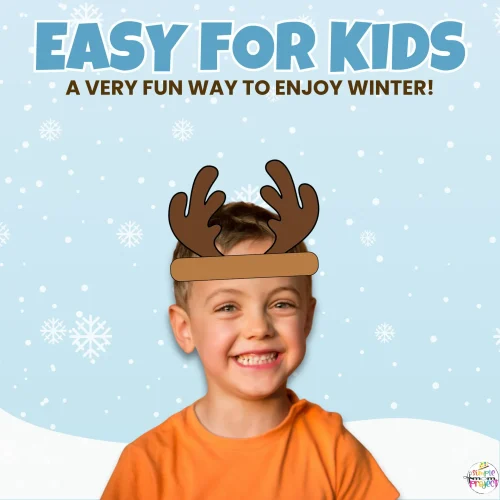? Add some winter fun to your lessons with this Reindeer Antlers Template! Kids can color, cut, and wear their own woodland headband.