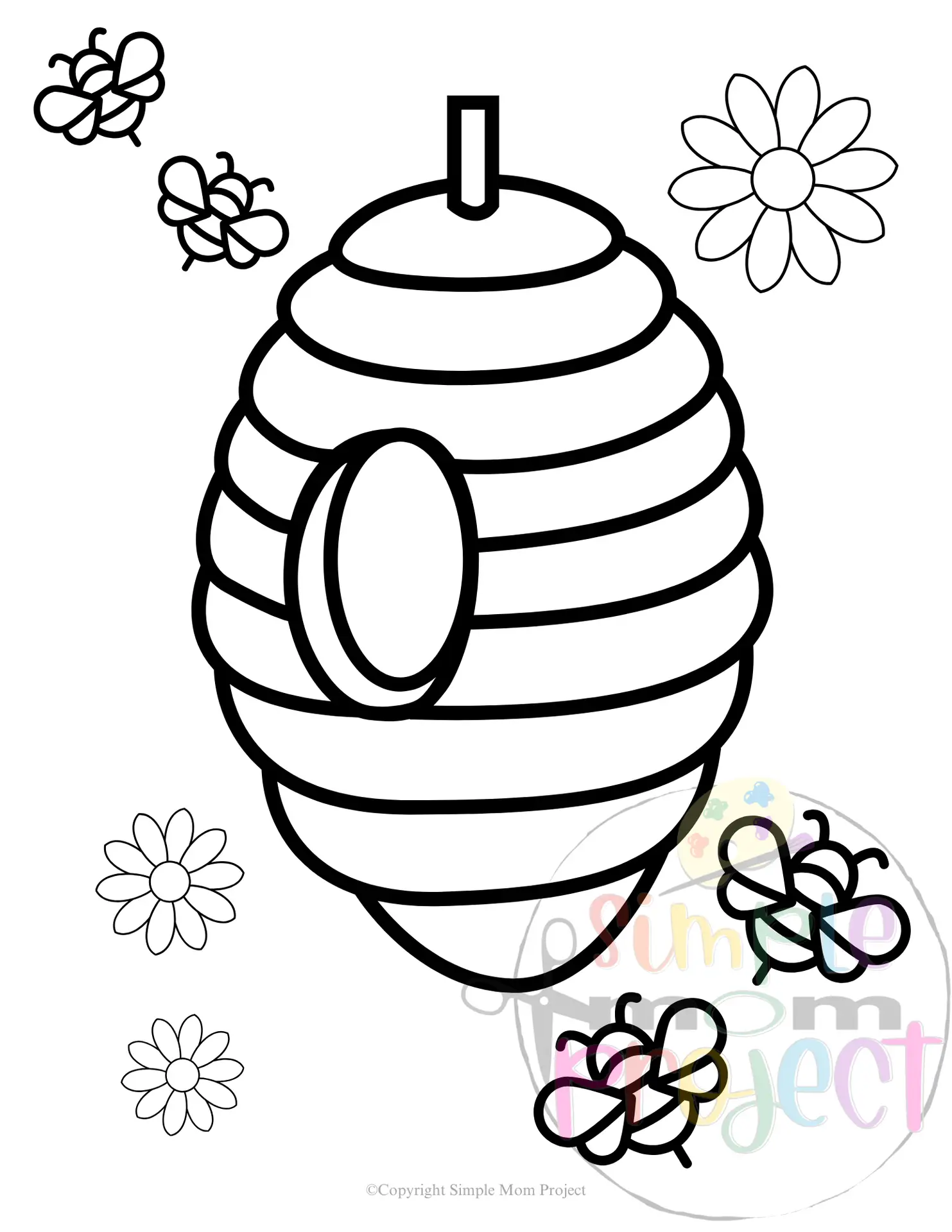 Our beehive coloring pages combine fun and learning, allowing kids to explore hive patterns and the importance of bees. They can unleash their creativity while developing fine motor skills and learning bee facts, such as honey production and pollination. This craft fosters a love for nature and blends art with education.