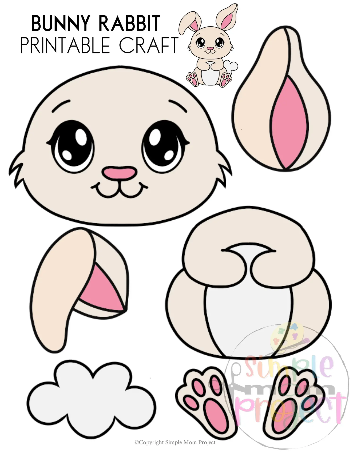 This printable bunny craft template is a fun activity for kids that combines creativity with fine motor skill practice. Children can cut out pieces and decorate their fluffy bunnies, making it ideal for rainy days or classroom activities. It’s a delightful way to celebrate spring and encourages giggles and a sense of accomplishment.