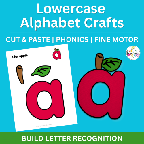 Make learning the alphabet fun with these lowercase cut and paste crafts for kids! Perfect for preschool, kindergarten, and early learners, these hands-on alphabet activities help children practice fine motor skills while recognizing and remembering their letters. Each craft is easy to prep, engaging, and screen-free — ideal for classrooms, homeschooling, or fun at home. A simple and creative way to build confidence in reading and writing!