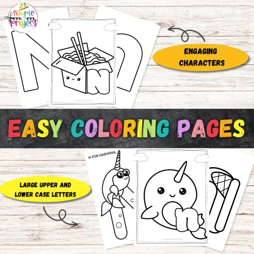 Start an alphabet adventure with our fun letter N craft and worksheet bundle! This printable set helps kids recognize, write, and sing the letter N while enhancing fine motor skills and creativity. Kids can create puppets, cards, or flashcards using the templates, encouraging bonding and learning through craft. With minimal setup, these activities promise an enjoyable and educational experience for little ones. Get your letter N templates now to kick off the crafting fun!