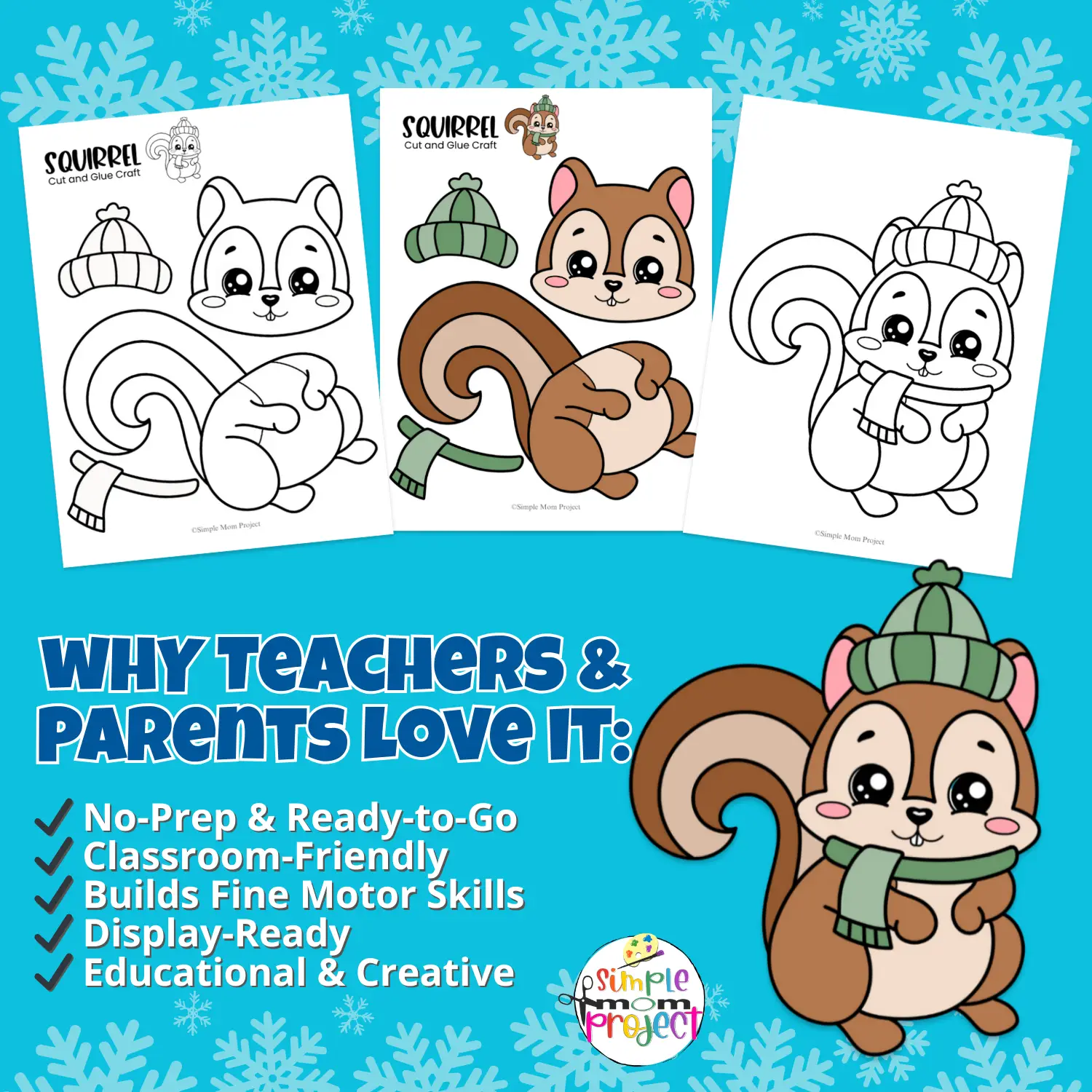 Celebrate autumn with this squirrel craft! Kids love cutting, gluing, and making their own woodland squirrel, while teachers and parents love the screen-free fun. Great for fall bulletin boards, forest lessons, homeschool projects, or rainy days. ??️